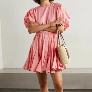 RHODE Molly Mini Dress Size Small Peach